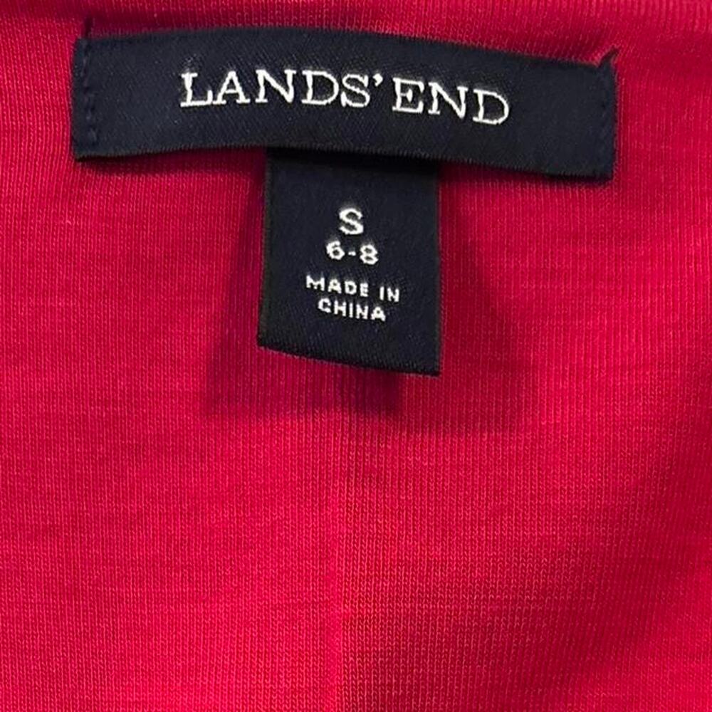 Red lands end dress reddress - Picture 3 of 5